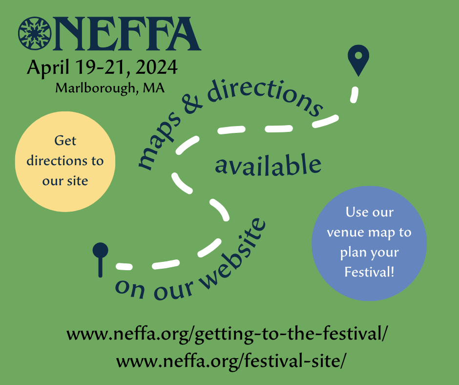 Reminder venue maps and directions New England Folk Festival Association